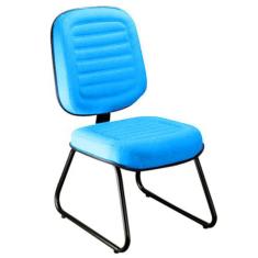 Imagem de Cadeira Diretor Para Escritório Gomada Linha Blenda Azul
