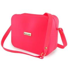 Imagem de Bolsa Feminina Mini Bag Injetada Transversal Lançamento Cores Azul Ver