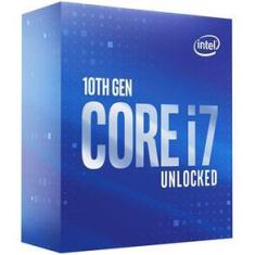 Imagem de Processador Intel Core I7-10700k 3.8ghz (turbo 5,10ghz)cache 16mb 8 Nucleos 16 Threads 10ª Ger Lga 1200 Bx8070110700k
