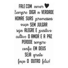 Imagem de Adesivo Parede Quarto Frase Fale Com Amor Seja Grato Perdoe