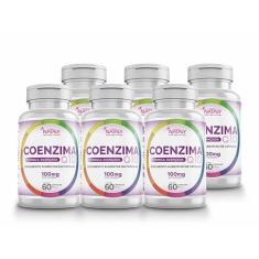 Imagem de 6x Coenzima Q10 100% Pura100mg Por Porção 60 Caps Nataly