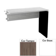 Imagem de Mesa De Escritório Complemento 90 X 45 Cm Pé Painel Pe25 Em Mdp Cor Wa
