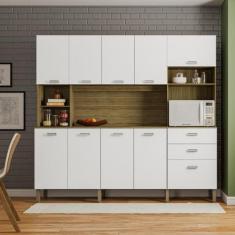 Imagem de Cozinha Compacta 10 Portas 2 Gavetas Intense Kits Paraná - Kits Parana