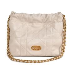 Imagem de Bolsa De Ombro Via Marte Saco Matelassê Bucket Bag Alça Corrente B1-138