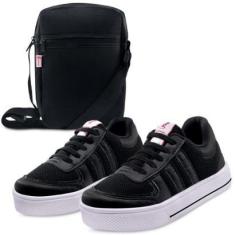 Imagem de Kit Tênis Infantil Menina Com Bolsa Feminino Calce Fácil Gatatuya-Feminino