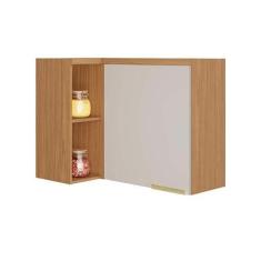 Imagem de Armário Aéreo de Cozinha Itatiaia 1 Porta Canto Off White New Porto