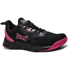 Imagem de Tênis Everlast Climber Pro 2.0 Feminino - Preto e Rosa, 38