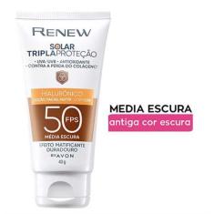 Imagem de Protetor Solar Renew Com Cor Média FPS 50 - Avon