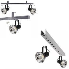 Imagem de Kit 2 Spot Trilho Perfilado Eletro calha Par20 Bulbo OL5