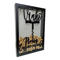 Imagem de Quadro Porta Rolhas - Poesia Engarrafada - 150 Rolhas 28 x 41