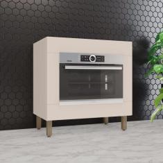 Imagem de Balcão Para Cozinha Forno Embutir 100% mdf Aurora Espresso Móveis