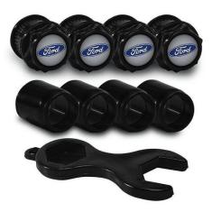 Imagem de Bicos Capa de Válvula Preto Pneu Ford - DCAPS