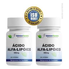 Imagem de Kit 2 Ácido Alfa-lipóico 300mg 60 Cápsulas