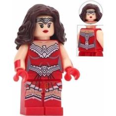 Imagem de Boneco Blocos De Montar Mulher Maravilha Diana Filme - Mega Block Toys