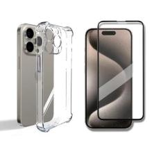 Imagem de Capa Capinha Case Anti Impacto  + Pelicula vidro 3d Iphone 16 Pro Max 