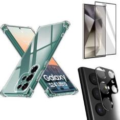 Imagem de Kit Capinha Samsung S24 Ultra + Película 3D +Película Cam - Armyshield