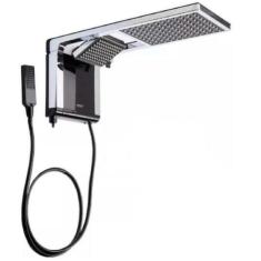 Imagem de Chuveiro Lorenzetti Acqua Duo Preto e Cromo 7800w 220v, 220V