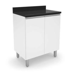 Imagem de Balcão de Cozinha com Tampo Top Class 2 PT Branco - BATROL