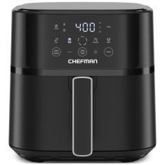 Imagem de Fritadeira Elétrica Air Fryer 5,7L com 4 Predefinições, 110V 1500W, Chefman, Preta