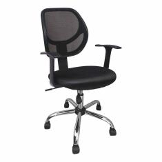 Imagem de Cadeira Escritório Diretor com Apoio para Braços BLK Preto