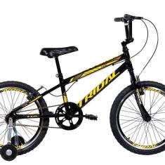 Imagem de Bicicleta Aro 20 Infantil Bmx Cross Roda Lateral Preto