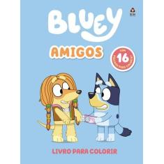 Imagem de Livro - Bluey Livro para Colorir - Amigos