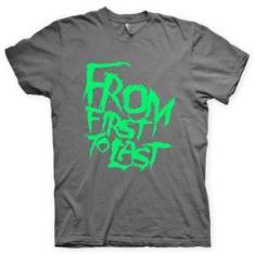 Imagem de Camiseta From First To Last Chumbo e Verde em Silk 100% Algodão