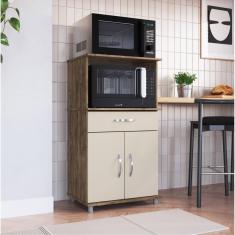 Imagem de Balcão de Cozinha para Forno 2 Portas 1 Gaveta Laura Itaúba/off