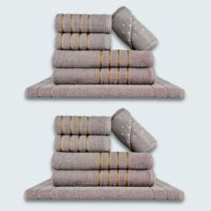 Imagem de Jogo De Toalhas 12 P? S Cole??O Montreal 100% Algod? O Cz + cz