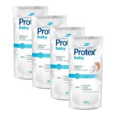 Imagem de Kit 4 Sabonete Líquido Infantil Protex Baby 380ml