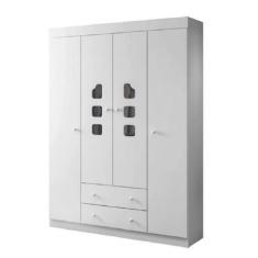 Imagem de Guarda Roupa 100% Mdf Infantil Com 4 Portas Phoenix - Phoenix Baby