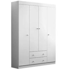 Imagem de Guarda Roupa Infantil 4 Portas e 2 Gavetas Elisa  em  MDF  - Phoenix B
