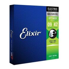 Imagem de Encordoamento Elixir Corda Guitarra 009 Optiweb Light 19002