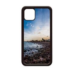 Imagem de Capa Ocean Stone Beach Sea Picture para iPhone 12 Pro Max para Apple Mini Mobile Case Shell