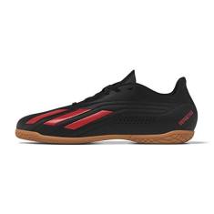 Imagem de Chuteira Futsal Adidas Deportivo II Infantil - Preto e Vermelho