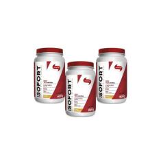 Imagem de Kit 3 Whey Protein Isofort Vitafor Baunilha 900G