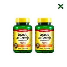 Imagem de Kit 02 Levedo de Cerveja 450mg 120 Capsulas Loja Maxinutri