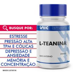 Imagem de L Teanina 200mg - 120 cápsulas