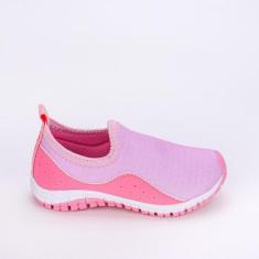 Imagem de Tênis Infantil Feminino Kidy Flex Rosa Branco