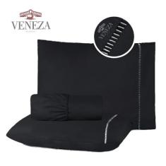 Imagem de Jogo De Lençol Casal Queen 3 Peças Micropercal 400 Fios Ponto Palito -