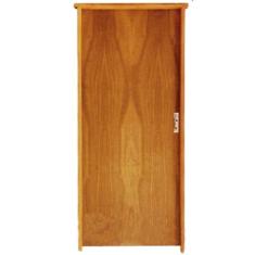 Imagem de Porta Lisa Imbuia Reta 210x82 Esquerda Fechadura Comum - rodam