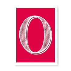 Imagem de Arte Maníacos Quadro Decorativo Letra O Love - 23x16,25cm (Moldura em laca )