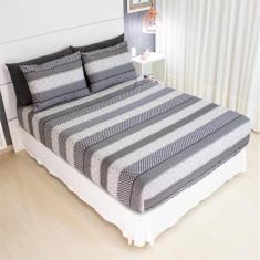 Imagem de Jogo De Lençol Queen 200 Fios Estampado - Cozzilar