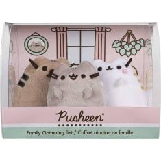 Imagem de GUND Pusheen Family Gathering Collector Set de 3 gatos de pelúcia de pelúcia, 3 polegadas