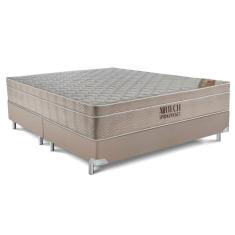 Imagem de Cama Box Super King + Colchão Airtech Springpocket 193X203X61 Ortobom