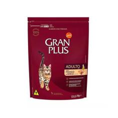 Imagem de Ração Gran Plus Gatos Adultos Frango/Arroz 3Kg