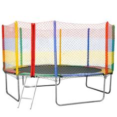 Imagem de Cama Elástica Pula Pula 3,05 - Suporta 192 Kg Alta resistência - Rede com Zíper