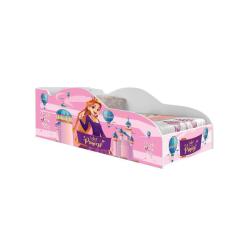 Imagem de Cama Carro Solteiro Infantil Juvenil Menina Rosa Luke Móveis