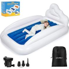 Imagem de Cama de viagem inflável para crianças USHMA reversível em 2 cores