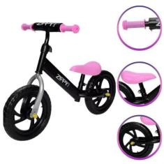 Imagem de Bicicleta De Equilíbrio Aro 12 Bicicletinha Infantil Banco Ajustável -